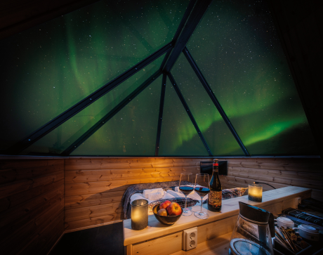 Star Arctic Hotel – Aurora Glass Cabin or Scenic View Suite + Sauna